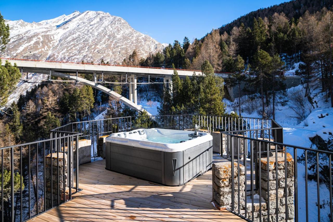 Boutique Hotel La Gorge Saas Fee Exterior foto